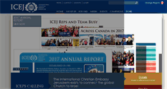 Desktop Screenshot of ca.icej.org