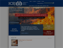 Tablet Screenshot of int.icej.org