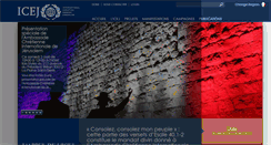 Desktop Screenshot of fr.icej.org