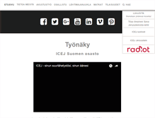 Tablet Screenshot of icej.fi